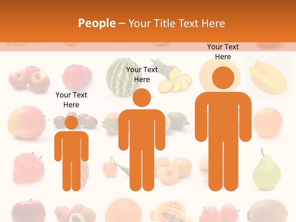 Lemon Apple Ananas PowerPoint Template