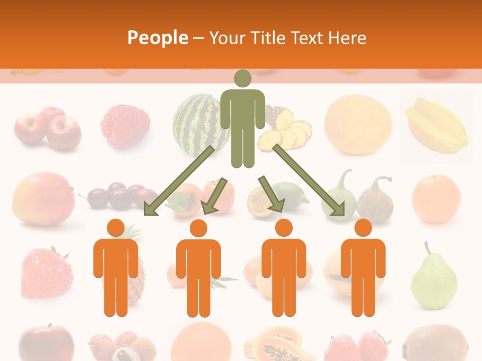 Lemon Apple Ananas PowerPoint Template