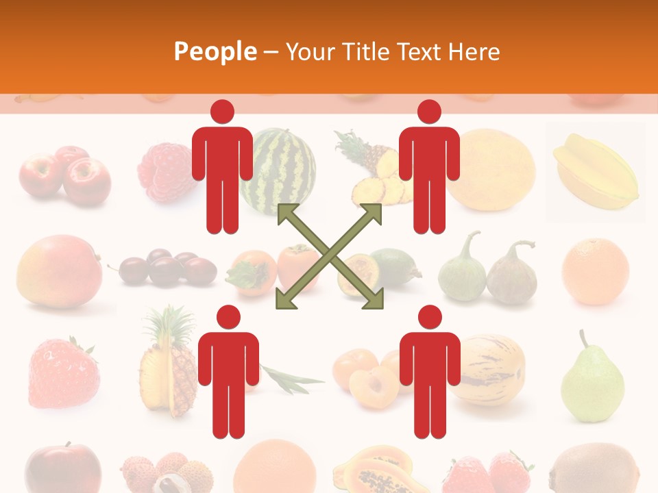 Lemon Apple Ananas PowerPoint Template