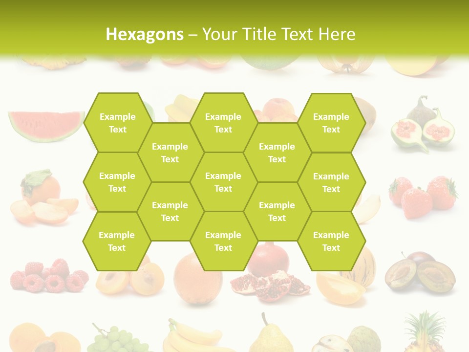 Water Kiwi Ananas PowerPoint Template