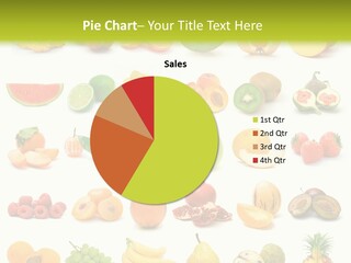 Water Kiwi Ananas PowerPoint Template