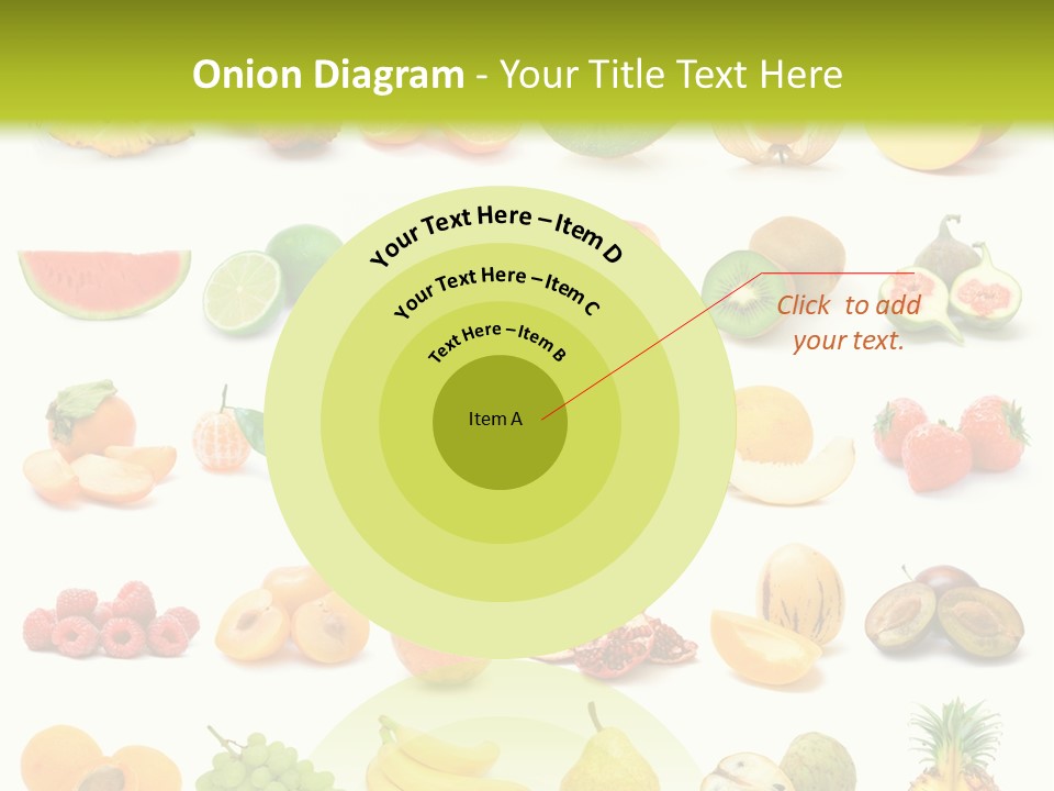 Water Kiwi Ananas PowerPoint Template