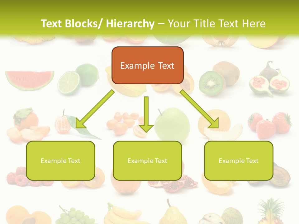 Water Kiwi Ananas PowerPoint Template