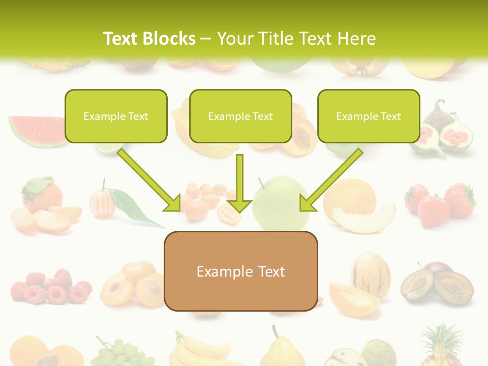 Water Kiwi Ananas PowerPoint Template