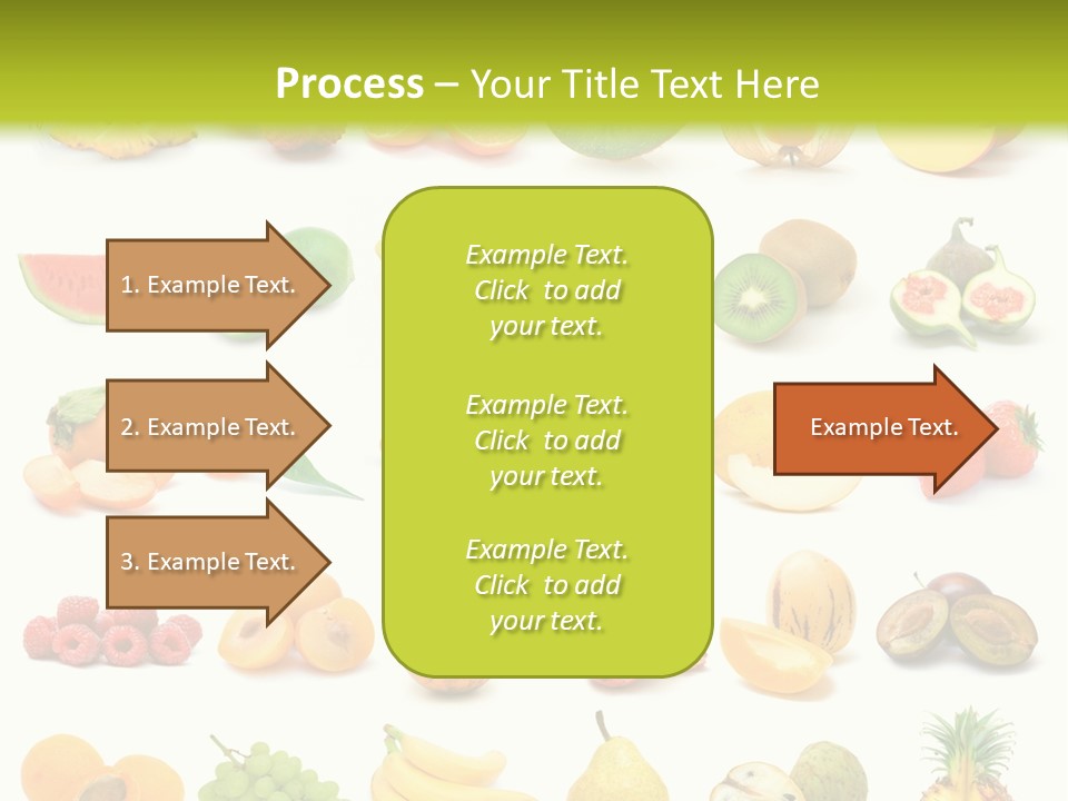 Water Kiwi Ananas PowerPoint Template