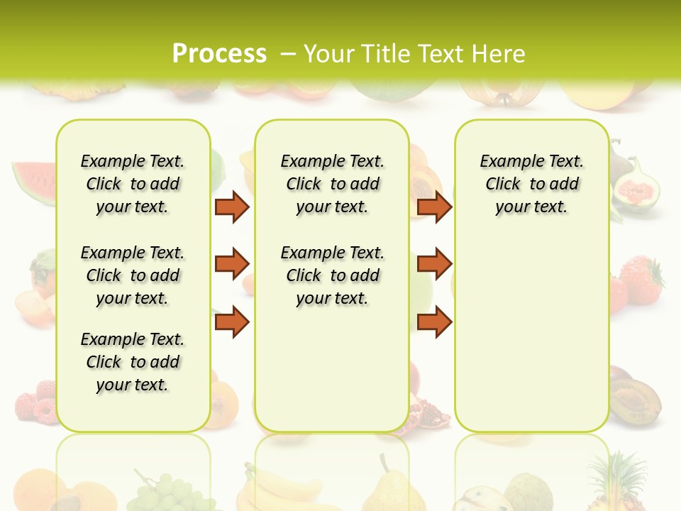 Water Kiwi Ananas PowerPoint Template
