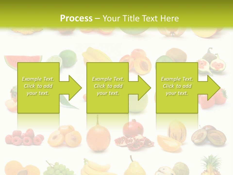 Water Kiwi Ananas PowerPoint Template