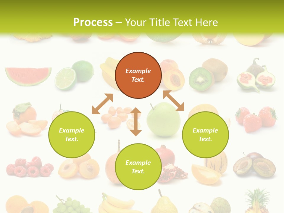 Water Kiwi Ananas PowerPoint Template