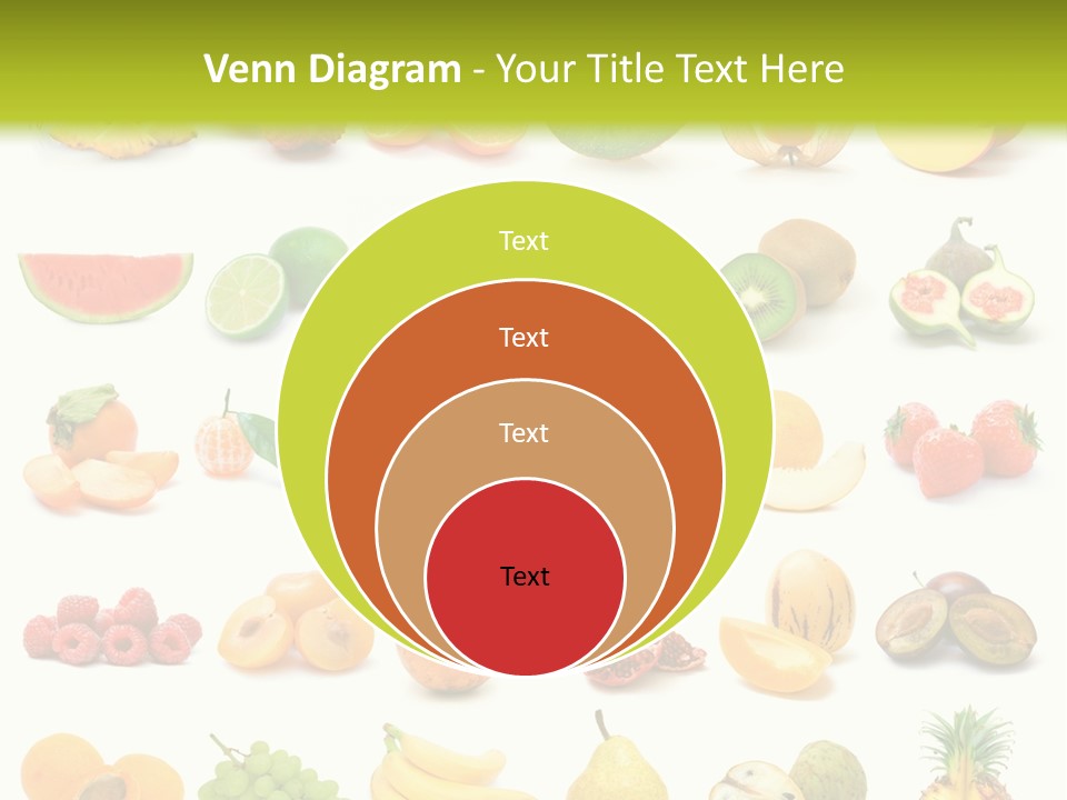 Water Kiwi Ananas PowerPoint Template