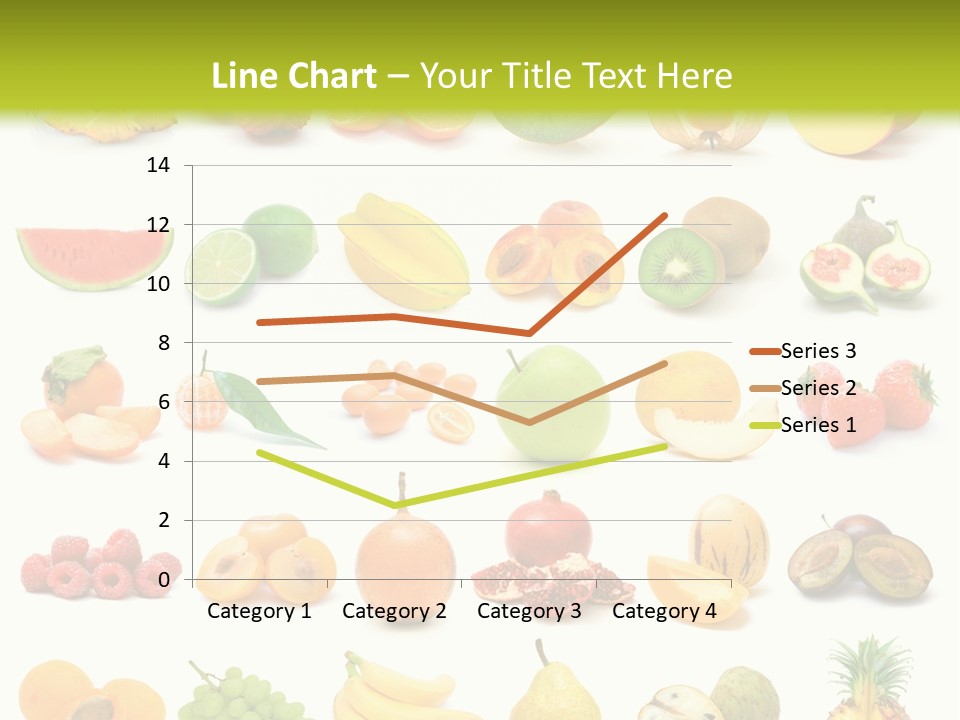 Water Kiwi Ananas PowerPoint Template