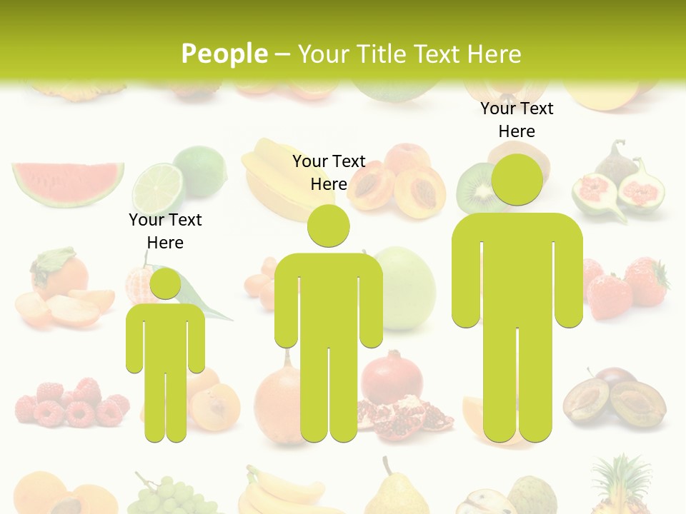 Water Kiwi Ananas PowerPoint Template