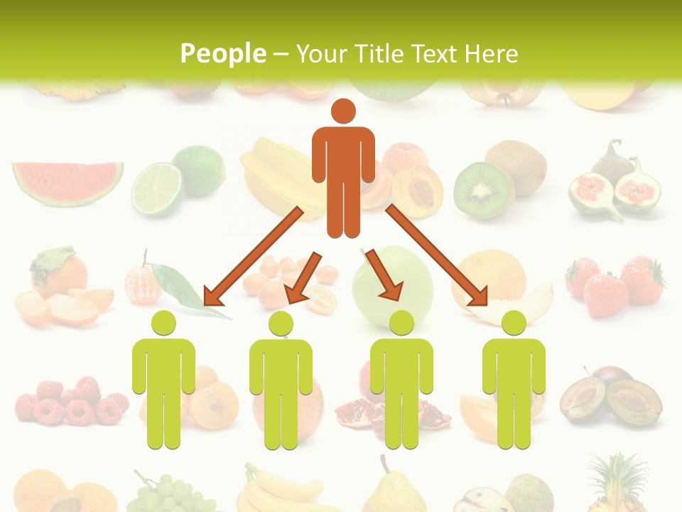 Water Kiwi Ananas PowerPoint Template