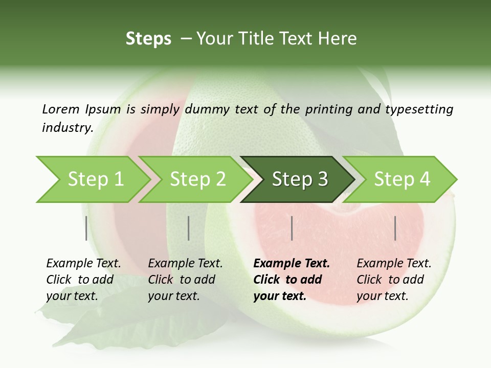 Food Healthy Sweet PowerPoint Template