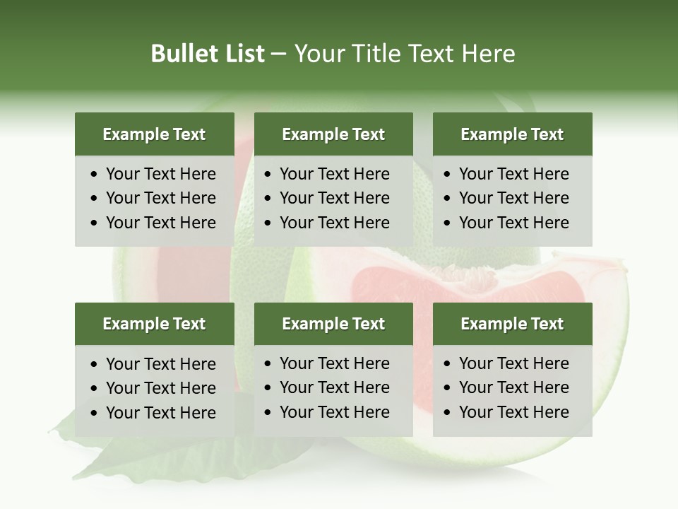 Food Healthy Sweet PowerPoint Template