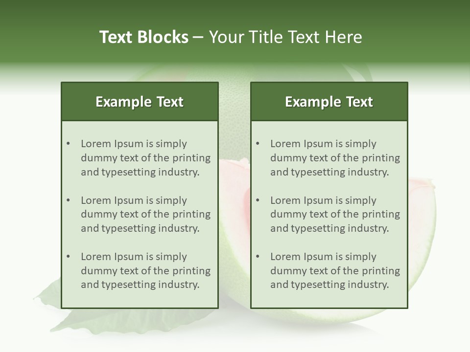 Food Healthy Sweet PowerPoint Template