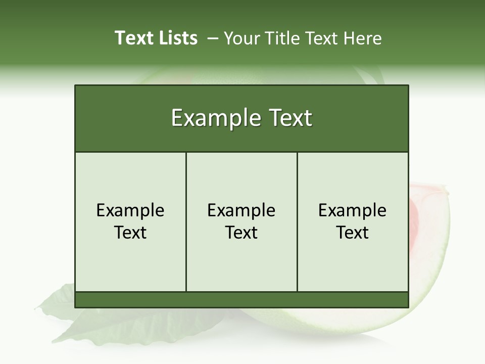 Food Healthy Sweet PowerPoint Template