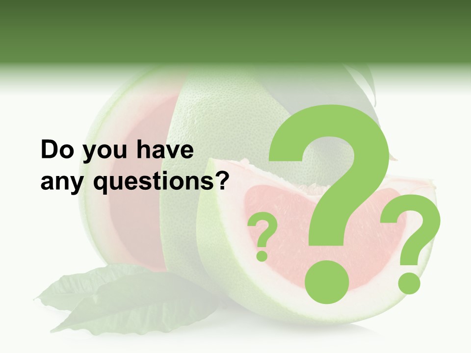 Food Healthy Sweet PowerPoint Template