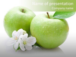 Juicy Background Product PowerPoint Template