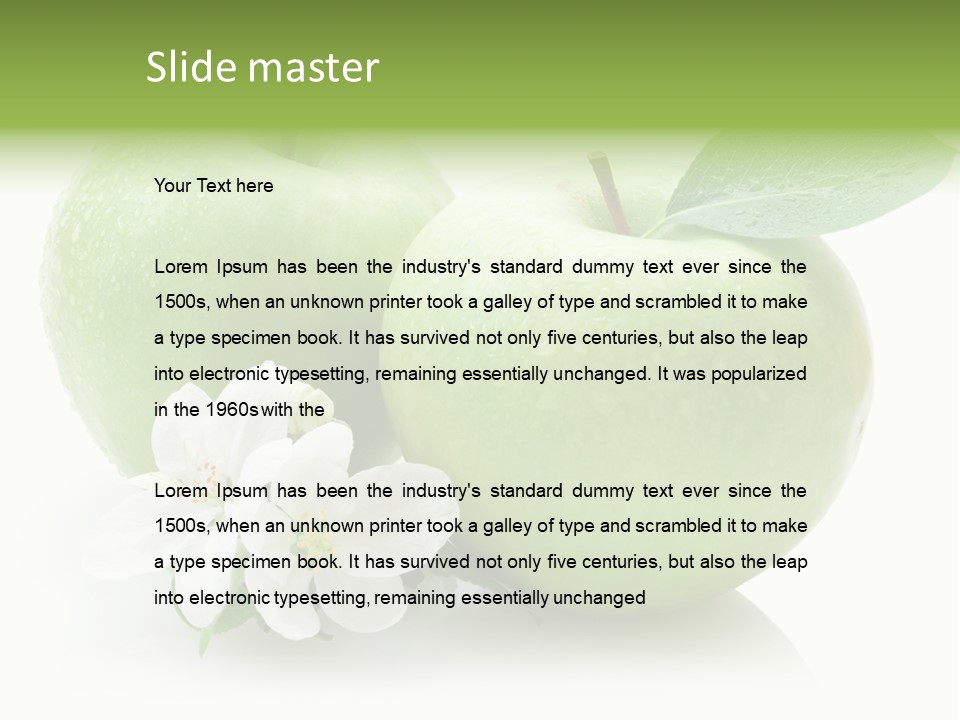 Juicy Background Product PowerPoint Template