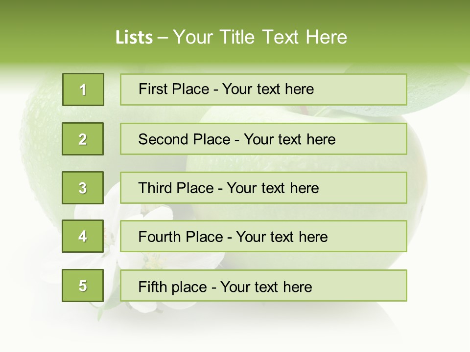 Juicy Background Product PowerPoint Template