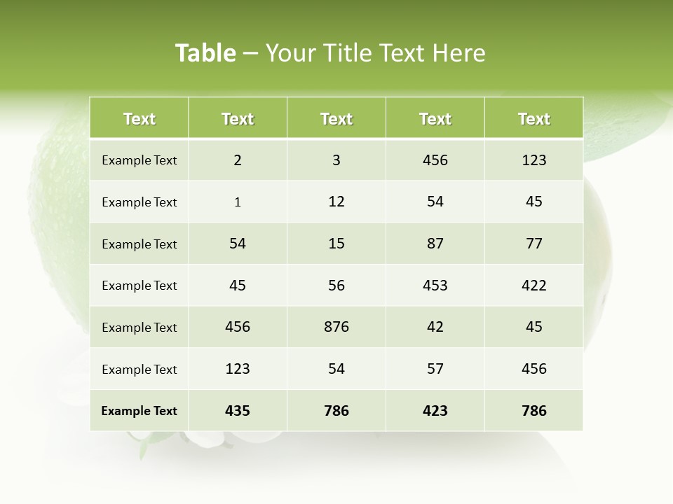 Juicy Background Product PowerPoint Template