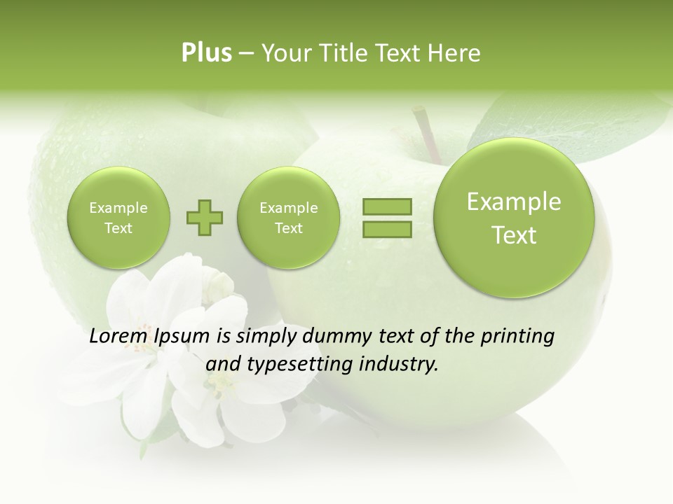 Juicy Background Product PowerPoint Template
