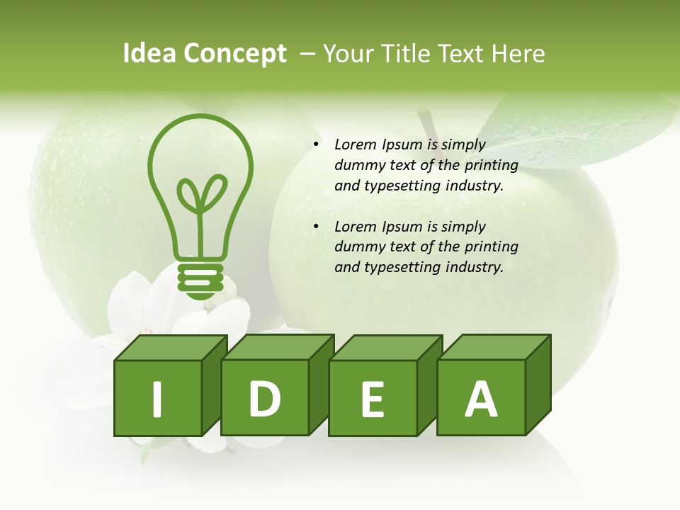 Juicy Background Product PowerPoint Template