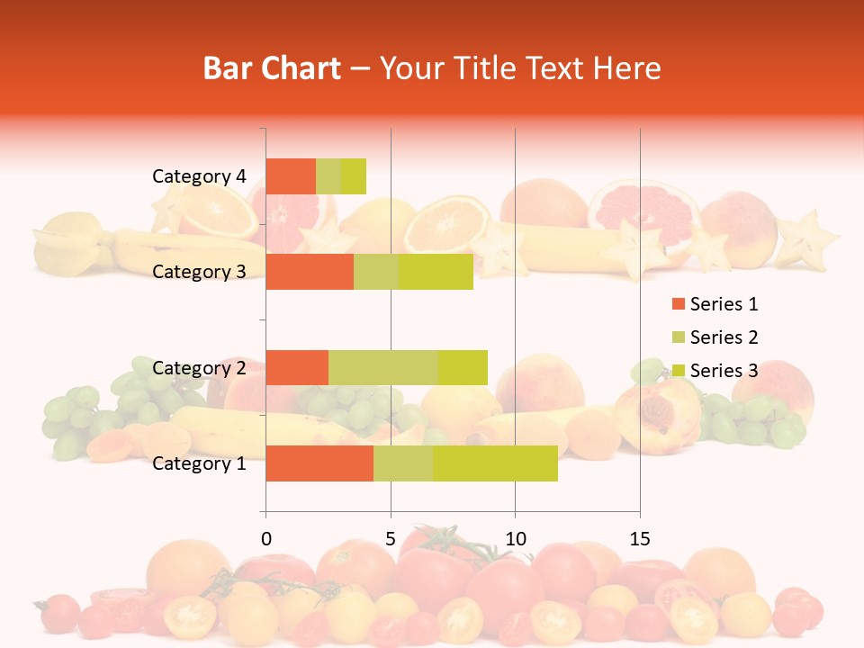 White Peach Object PowerPoint Template