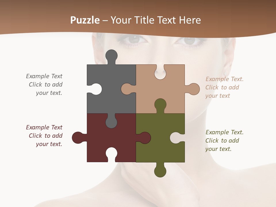 Studio Sensuality Woman PowerPoint Template
