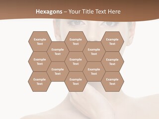 Studio Sensuality Woman PowerPoint Template