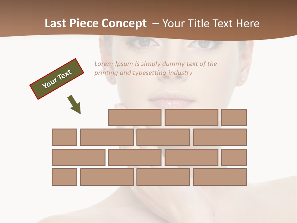 Studio Sensuality Woman PowerPoint Template