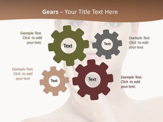 Studio Sensuality Woman PowerPoint Template