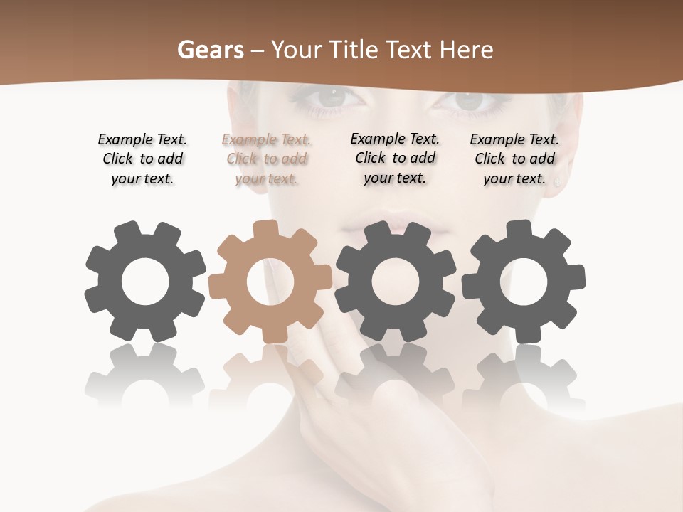 Studio Sensuality Woman PowerPoint Template