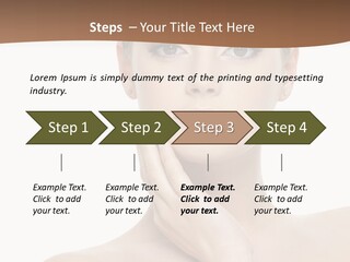 Studio Sensuality Woman PowerPoint Template