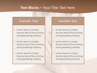 Studio Sensuality Woman PowerPoint Template