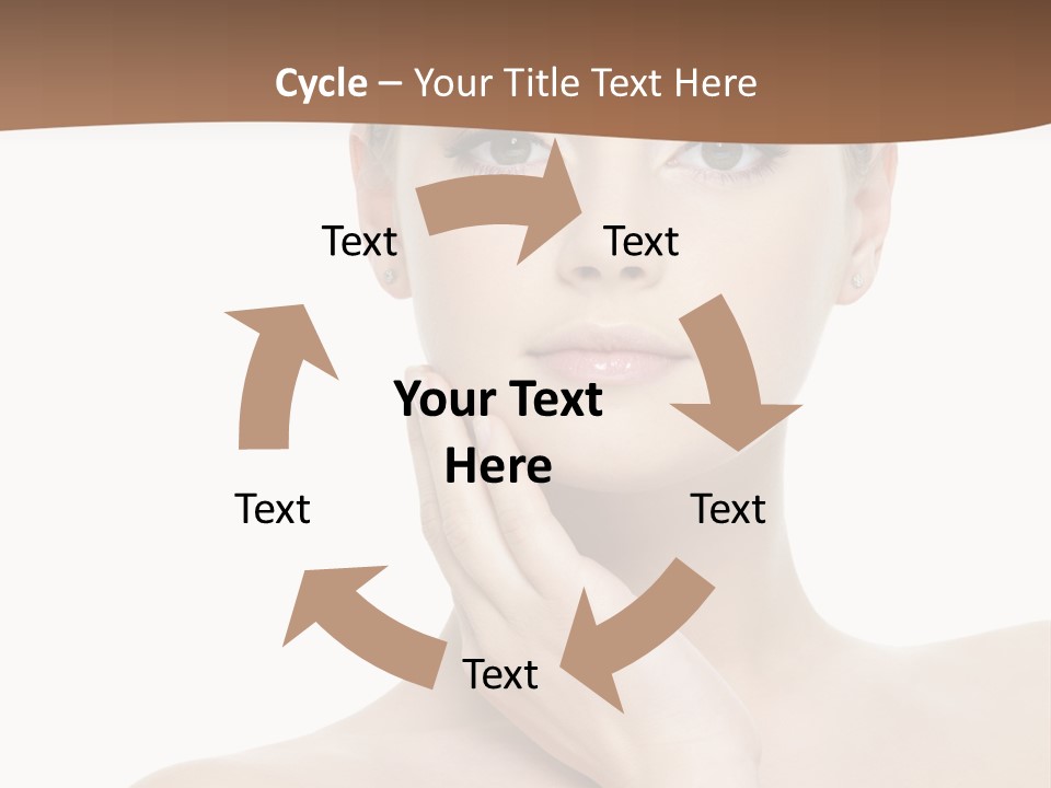 Studio Sensuality Woman PowerPoint Template