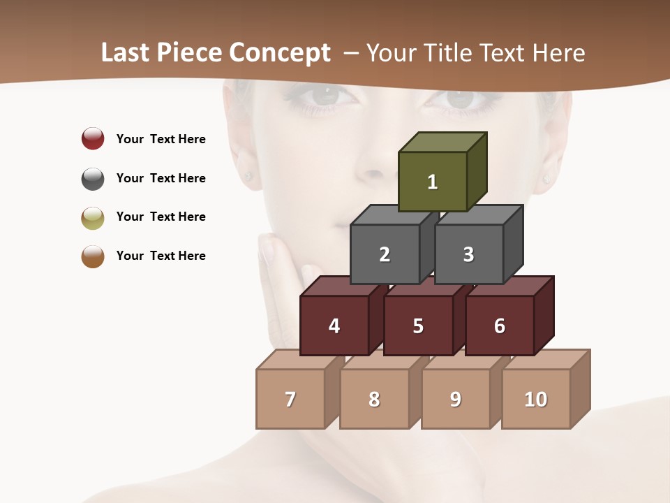Studio Sensuality Woman PowerPoint Template