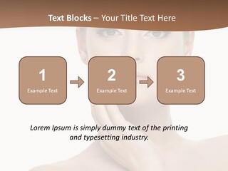 Studio Sensuality Woman PowerPoint Template
