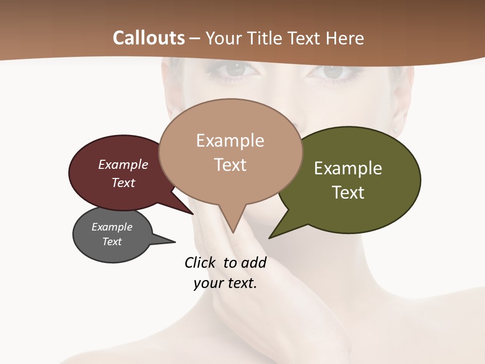 Studio Sensuality Woman PowerPoint Template