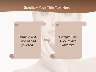 Studio Sensuality Woman PowerPoint Template
