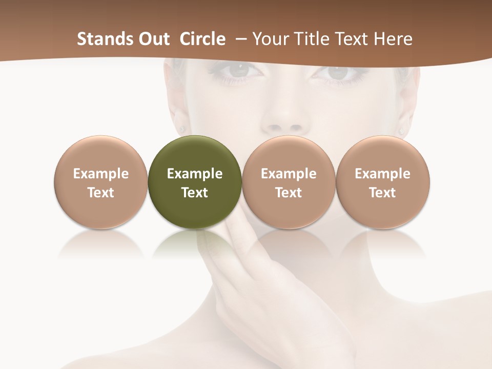 Studio Sensuality Woman PowerPoint Template