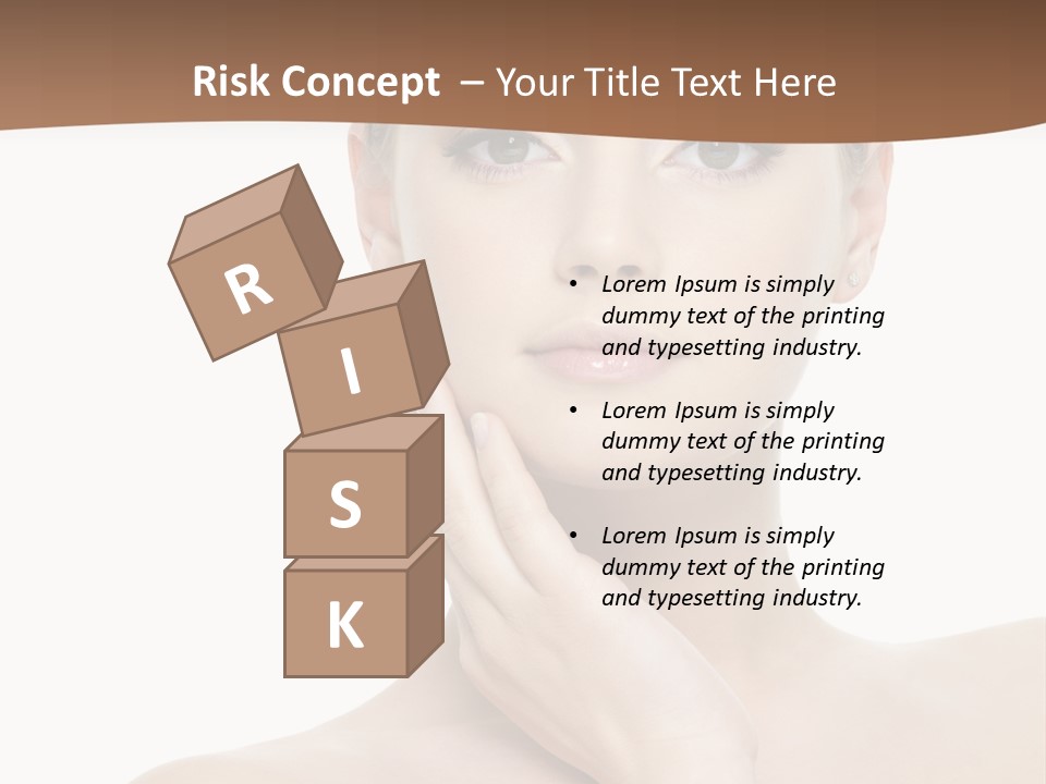 Studio Sensuality Woman PowerPoint Template