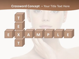 Studio Sensuality Woman PowerPoint Template
