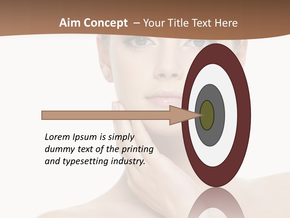 Studio Sensuality Woman PowerPoint Template