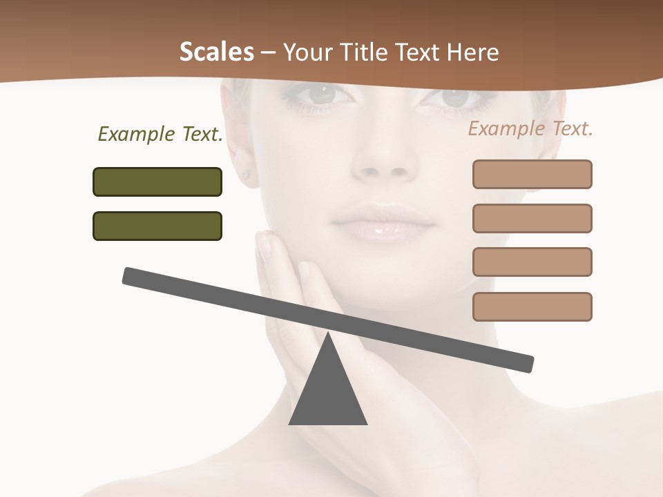 Studio Sensuality Woman PowerPoint Template