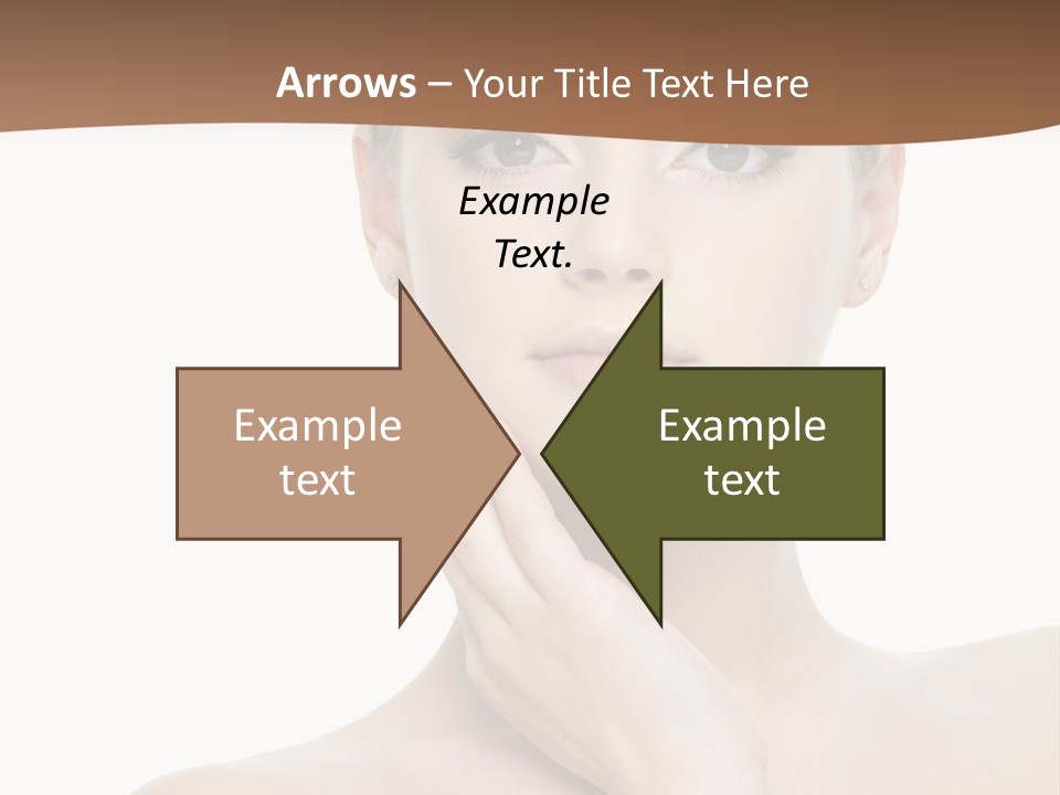 Studio Sensuality Woman PowerPoint Template