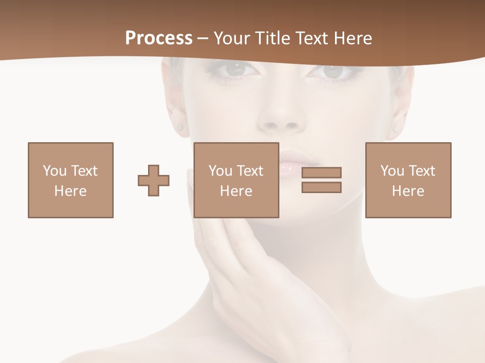Studio Sensuality Woman PowerPoint Template