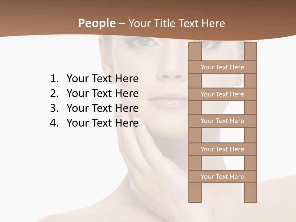 Studio Sensuality Woman PowerPoint Template