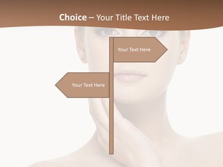 Studio Sensuality Woman PowerPoint Template