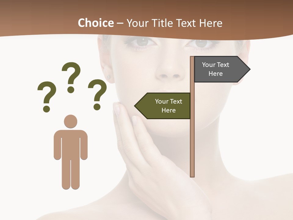 Studio Sensuality Woman PowerPoint Template